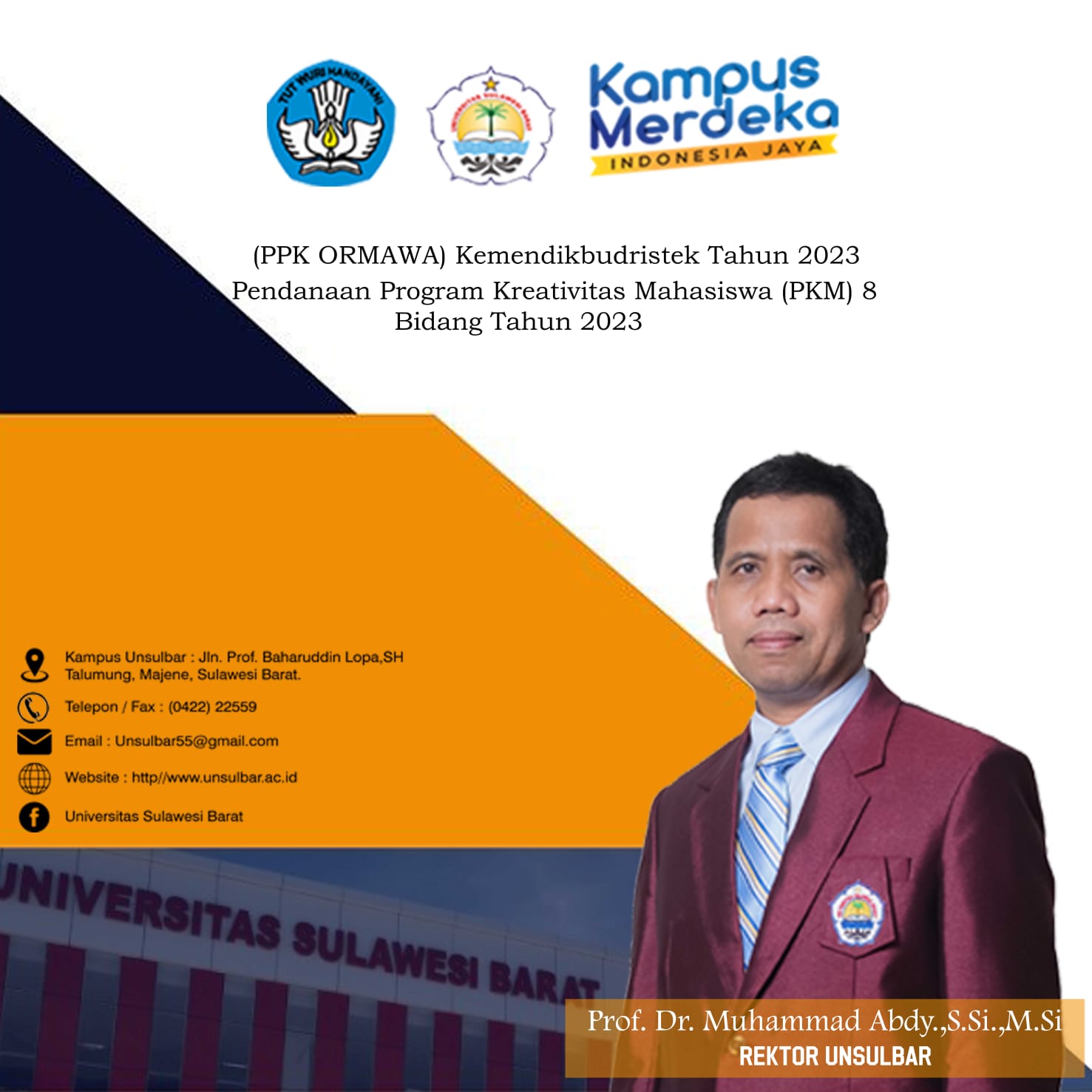 Bantuan Pendanaan PPK ORMAWA & Pendanaan PKM 8 Bidang Tahun 2023