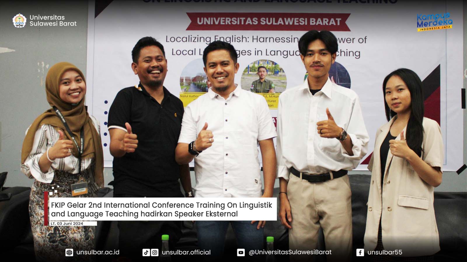 FKIP Gelar 2nd International Conference Training On Linguistik and Language Teaching hadirkan Speaker Eksternal