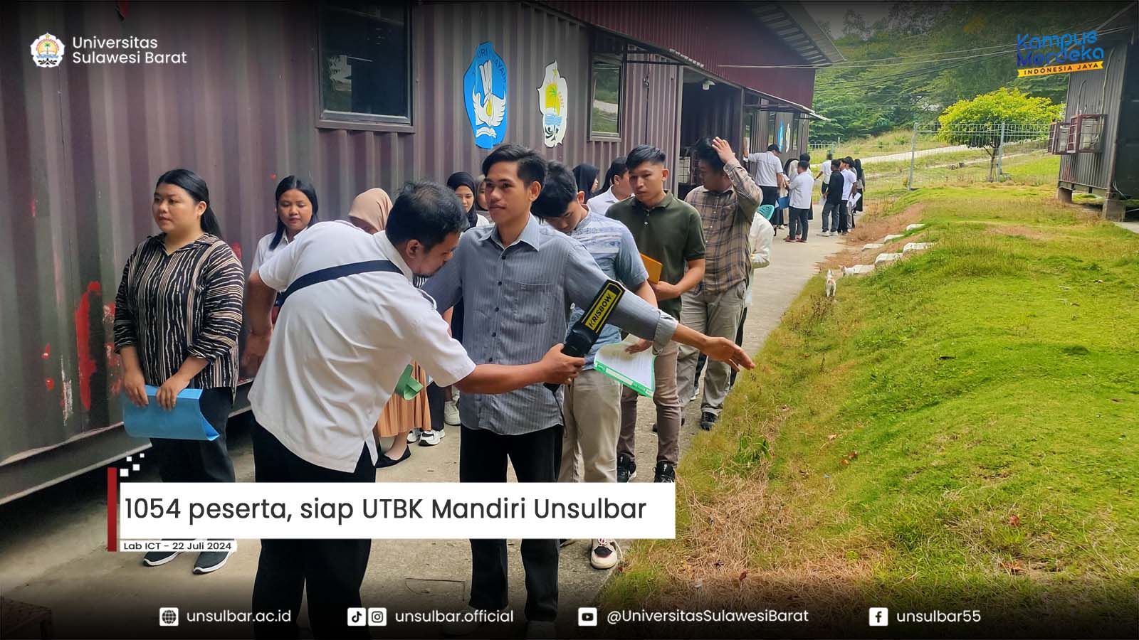 1054 peserta, siap UTBK Mandiri Unsulbar