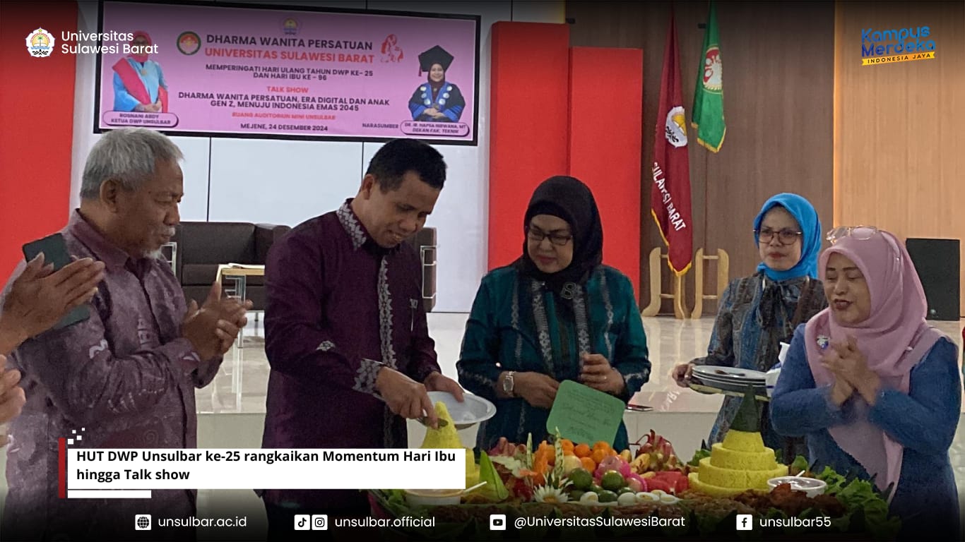 HUT DWP Unsulbar ke-25 rangkaikan Momentum Hari Ibu hingga Talk show
