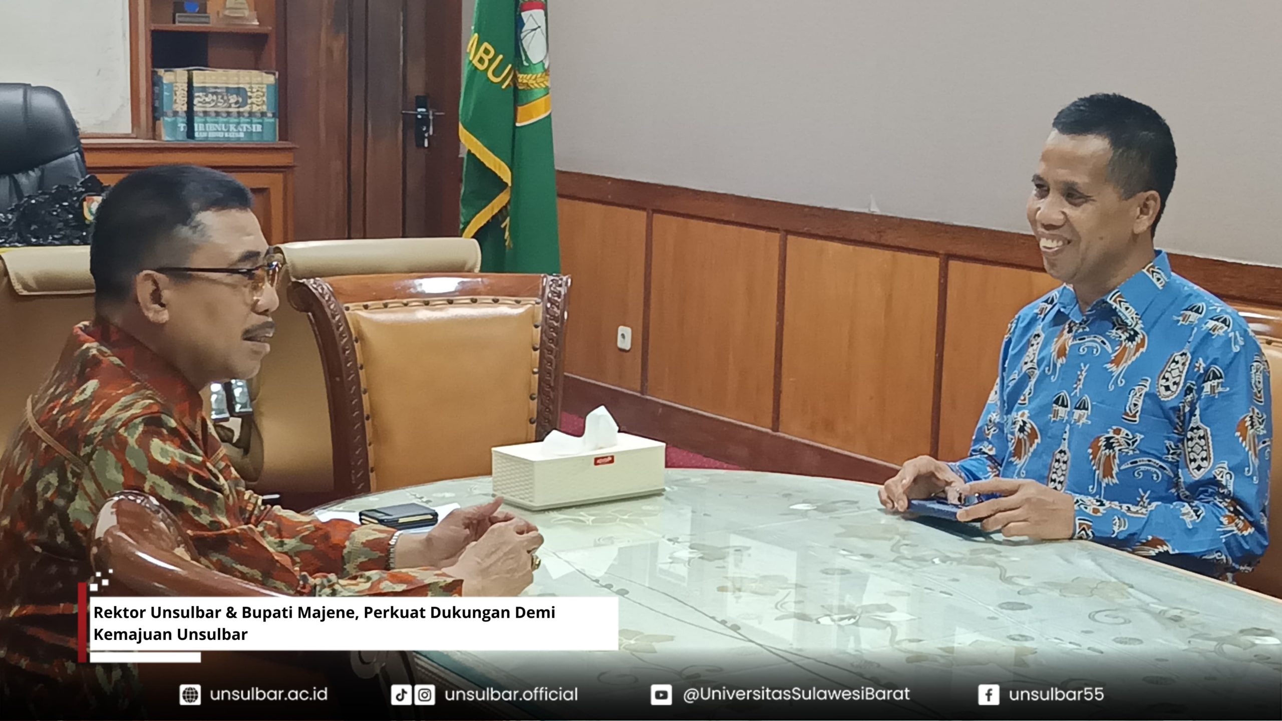 Rektor Unsulbar & Bupati Majene, Perkuat Dukungan Demi Kemajuan Unsulbar