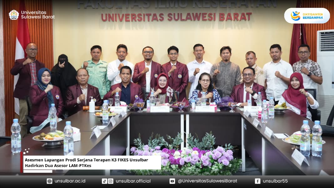 Asesmen Lapangan K3 Fikes Unsulbar, Selasa (02/6/2026)foto: Humas Unsulbar