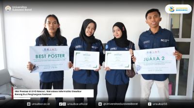Ukir Prestasi di UHO Kendari, Mahasiswa Informatika Unsulbar Borong Dua Penghargaan Nasional