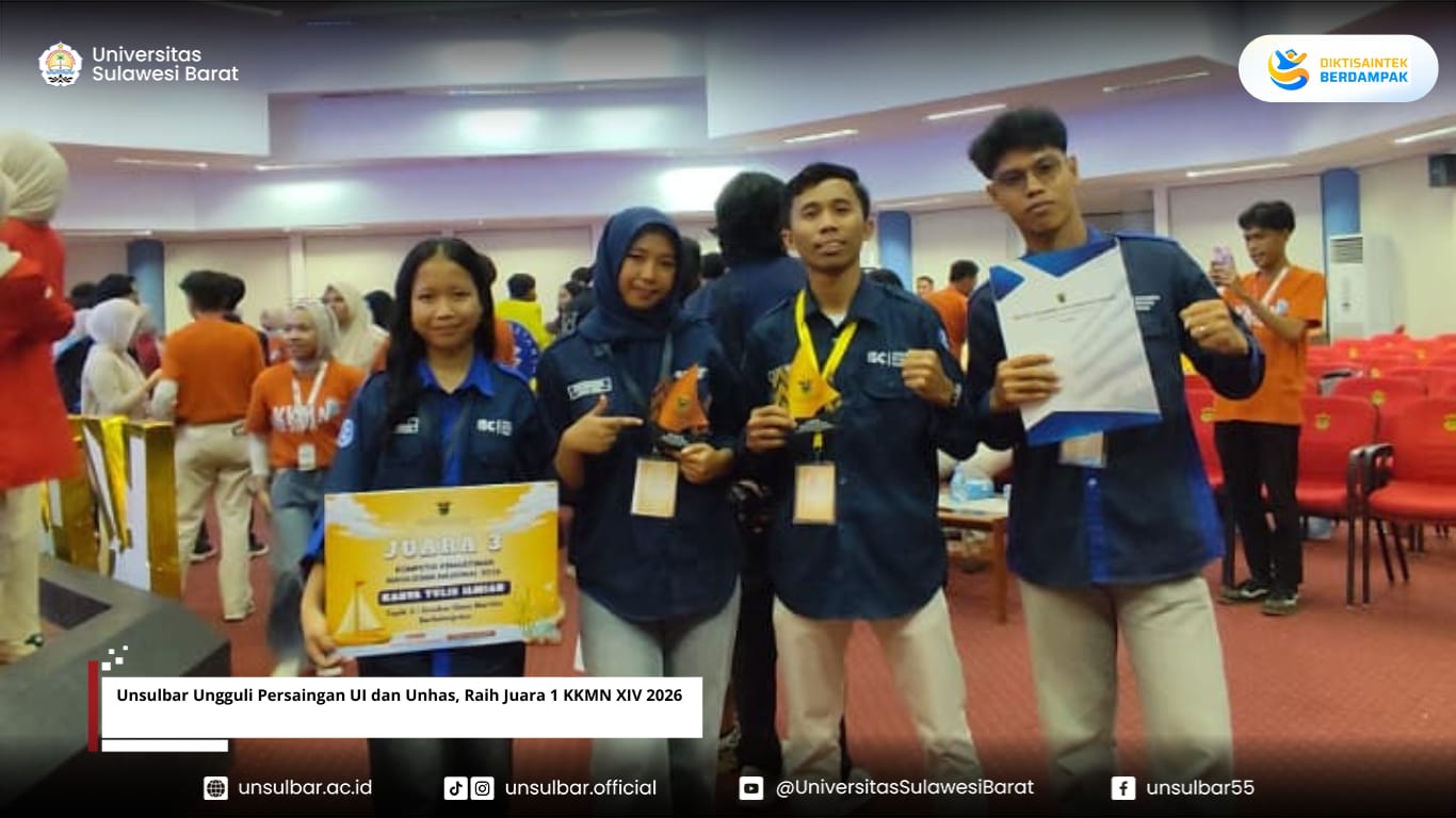Unsulbar Ungguli Persaingan UI dan Unhas, Raih Juara 1 KKMN XIV 2026